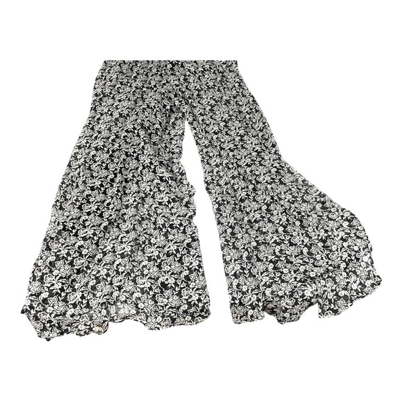 MSK
Women's Black and White Floral Halter Wide-Leg Jumpsuit size L NEW - Picture 5 of 12